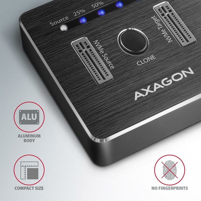 Axagon ADSA-M2C storage drive docking station USB 3.2 Gen 2 (3.1 Gen 2) Type-C Axagon ADSA-M2C storage drive docking station USB 3.2 Gen 2 (3.1 Gen 2) Type-C