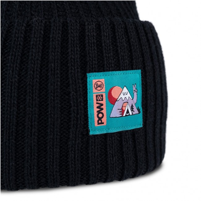 Czapka BUFF KNITTED BEANIE POW RUTGER BLACK one size