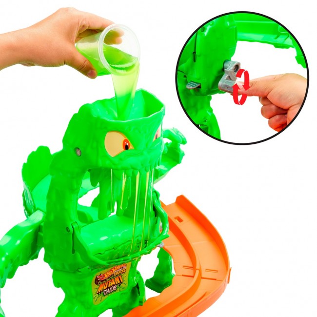 Hot Wheels Monster Trucks Mutant Monster Takedown Playset with Toy Truck & Slime Hot Wheels Monster Trucks Mutant Monster Takedown Playset with Toy Truck & Slime