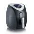 Severin 2430 Single 3.2 L Stand-alone 1500 W Hot air fryer Black, Stainless steel
