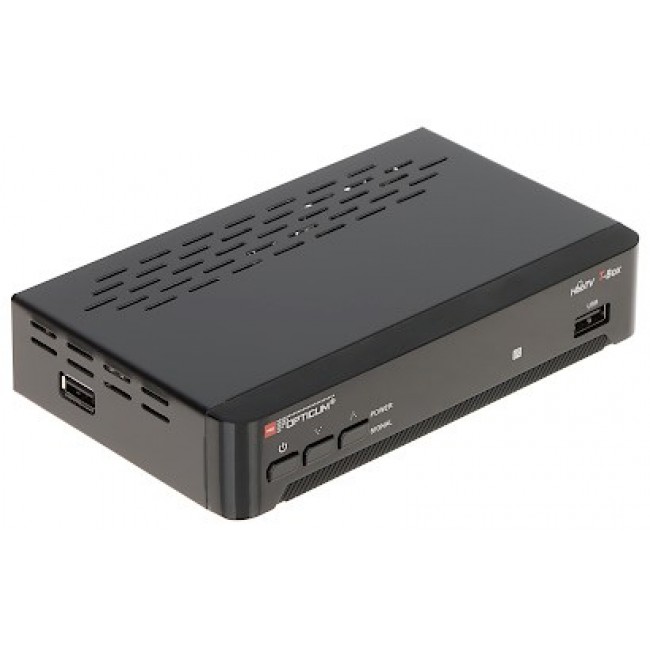 TUNER CYFROWY HD DVB-T/DVB-T2 T-BOX H.265/HEVC HbbTV OPTICUM TUNER CYFROWY HD DVB-T/DVB-T2 T-BOX H.265/HEVC HbbTV OPTICUM