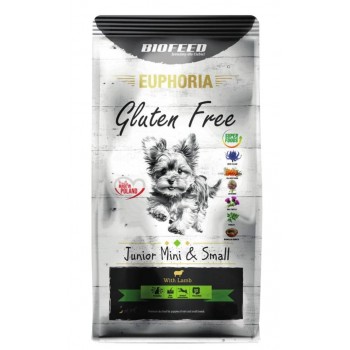 BIOFEED Euphoria Gluten Free Junior mini & small Lamb - dry dog food - 12kg