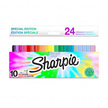 Sharpie 2180834 marker 24 pc(s) Fine tip Black, Blue, Grey, Orange, Pink, Purple, Red, Yellow