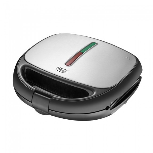 Adler AD 3040 sandwich maker 1200 W Black, Grey Adler AD 3040 sandwich maker 1200 W Black, Grey