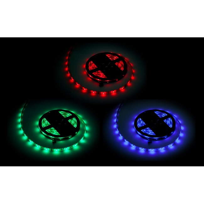 Rebel RGB LED Cord 5m (150x5050 SMD), waterproof -- white PCB