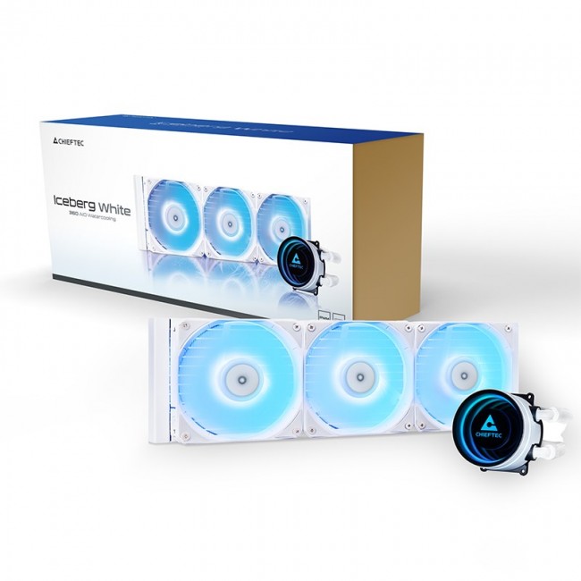 Chieftec CLC-360-RGB-W computer cooling system Computer case All-in-one liquid cooler 12 cm White Chieftec CLC-360-RGB-W computer cooling system Computer case All-in-one liquid cooler 12 cm White