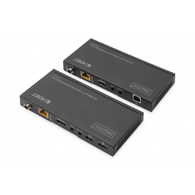 Digitus 4K HDBaseT HDMI KVM Extender Set, 70 m Digitus 4K HDBaseT HDMI KVM Extender Set, 70 m