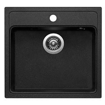 PYRAMIS 070007601 kitchen sink Top-mounted sink Rectangular Steel