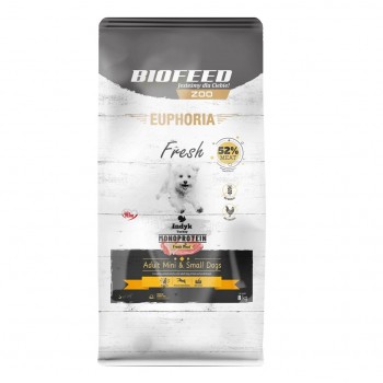 BIOFEED Euphoria Fresh Adult Mini & Small Monoprotein Turkey - dry dog food - 8kg