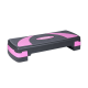 REBEL ACTIVE Step for aerobics and fitness exercises, 3 levels, gray-purple