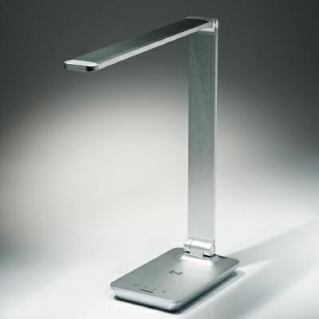 TIROSS LAMPKA BIURKOWA 48 SMD LED 10W 580 LUMEN W /SREBRNA