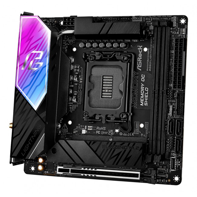 Asrock B860I Lightning WiFi Intel B860 LGA 1851 (Socket V1) mini ITX