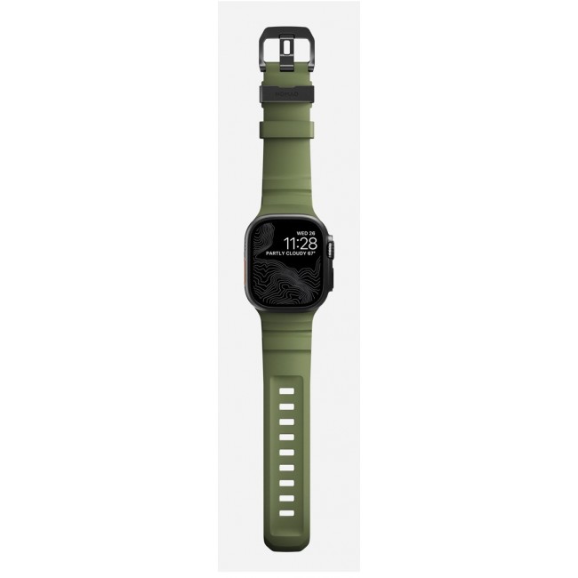 Nomad Rocky Point Band Black Leather, Titanium