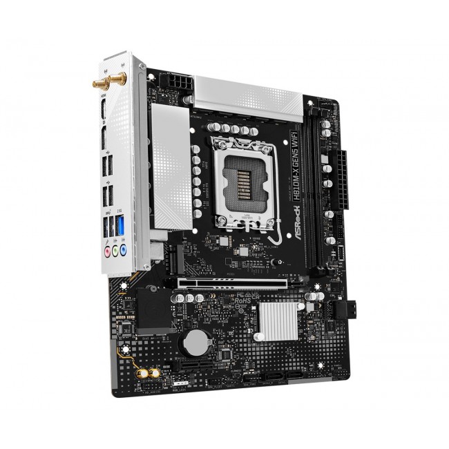 Asrock H810M-X Gen5 WiFi Intel H810 LGA 1851 (Socket V1) micro ATX