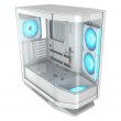 COUGAR Midi Tower Case, FV270 ARGB, White
