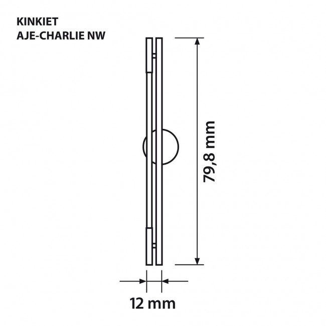 Activejet LED wall lamp AJE-CHARLIE NW Activejet LED wall lamp AJE-CHARLIE NW