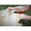 Black & Decker BDCDD12-QW drill Keyless Black, Orange