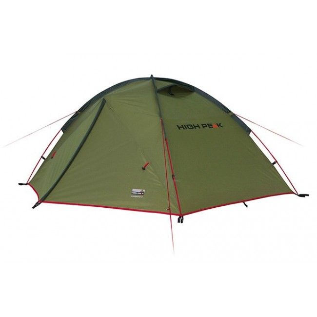High Peak Woodpecker 3 3 person(s) Green, Red Dome/Igloo tent
