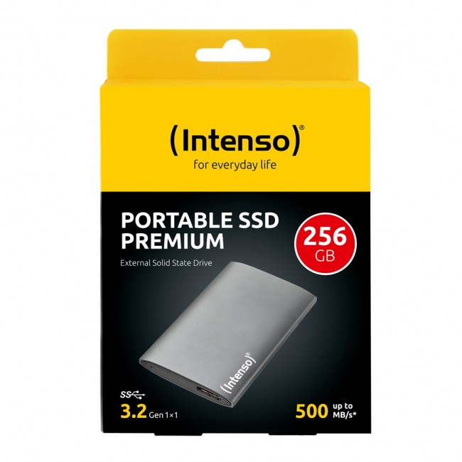 Intenso 256GB Premium Micro-USB B 3.2 Gen 1 (3.1 Gen 1) Anthracite