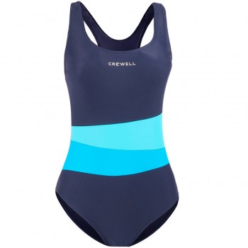 Women's swimsuit Crowell Lola col.02 navy-blue 34