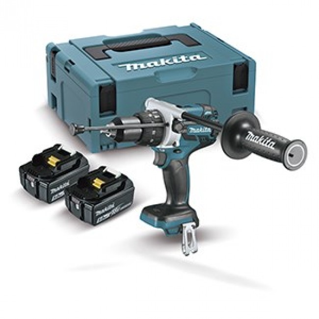 Makita DHP458RTJ drill 2000 RPM Black, Blue Makita DHP458RTJ drill 2000 RPM Black, Blue