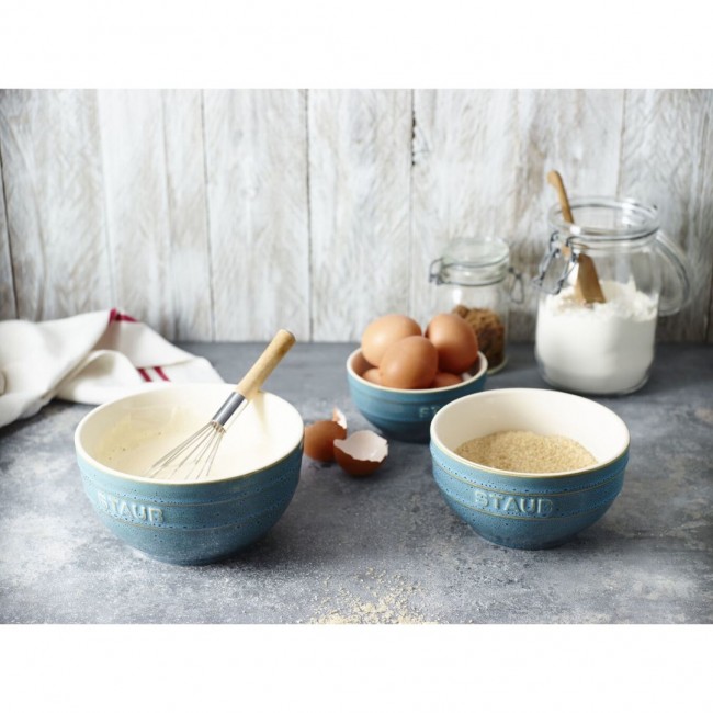Staub Ceramique Bowl set 0.7 L Round Ceramic Turquoise 4 pc(s) Staub Ceramique Bowl set 0.7 L Round Ceramic Turquoise 4 pc(s)