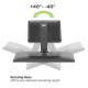 Techly ICA-LCD 35TS monitor mount / stand 81.3 cm (32 Techly ICA-LCD 35TS monitor mount / stand 81.3 cm (32