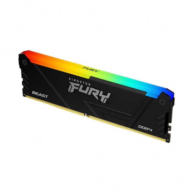 Kingston Technology FURY Beast 8GB 3200MT/s DDR4 CL16 DIMM RGB Kingston Technology FURY Beast 8GB 3200MT/s DDR4 CL16 DIMM RGB