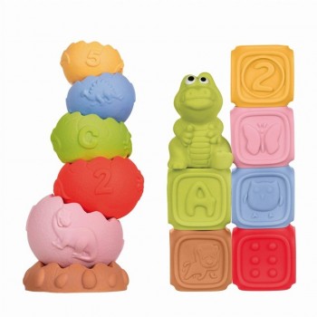 Tullo Sensory blocks Montessori educational set, 13 pieces