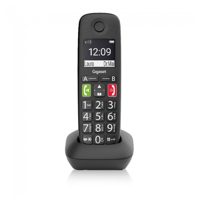 Gigaset E290HX Analog/DECT telephone Caller ID Black