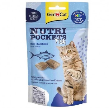 GIMCAT Nutri pockets Tuna - cat treats - 60g