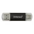 Intenso Twist Line USB flash drive 128 GB USB Type-A / USB Type-C 3.2 Gen 1 (3.1 Gen 1) Anthracite