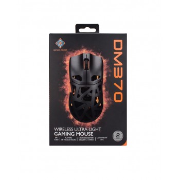 Deltaco Gaming DM370 mouse Ambidextrous RF Wireless + Bluetooth + USB Type-A Optical 12000 DPI