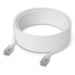 Ubiquiti UACC-Cable-Patch-EL-C6A-12M-W networking cable Translucent, White Cat6a Round