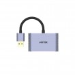 UNITEK V1304A video cable adapter 0.15 m USB Type-A HDMI + VGA (D-Sub) Grey UNITEK V1304A video cable adapter 0.15 m USB Type-A HDMI + VGA (D-Sub) Grey