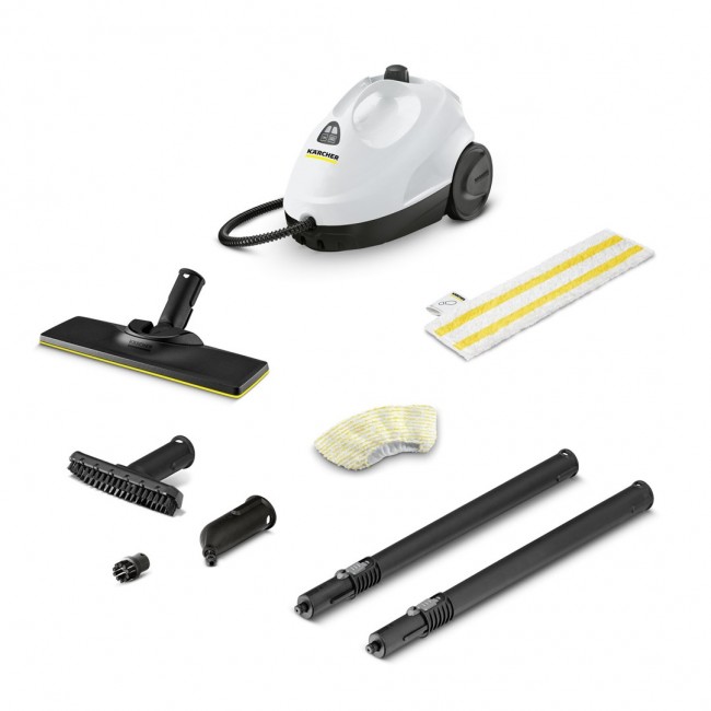 K rcher SC 2 EasyFix Cylinder steam cleaner 1500 W Black, White