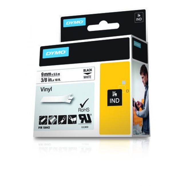 DYMO IND Vinyl Labels DYMO IND Vinyl Labels