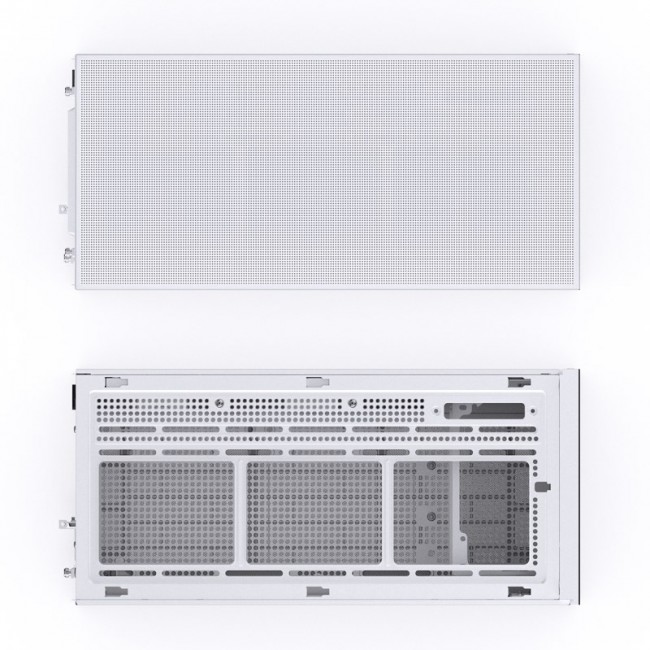 Jonsbo D31 MESH Screen Micro-ATX Case, Tempered Glass - white