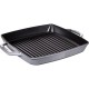 Staub Grillpfanne induktion quadratisch 33cm Graphit-grau Staub Grillpfanne induktion quadratisch 33cm Graphit-grau