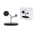 Samsung GP-PWU024WIABW mobile device charger Headset, Smartphone, Smartwatch Black, Silver USB Wireless charging Indoor