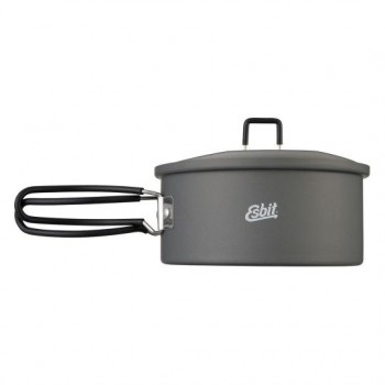 ESBIT PT1100HA camping cookware Pot 1.1 L Aluminium, Black