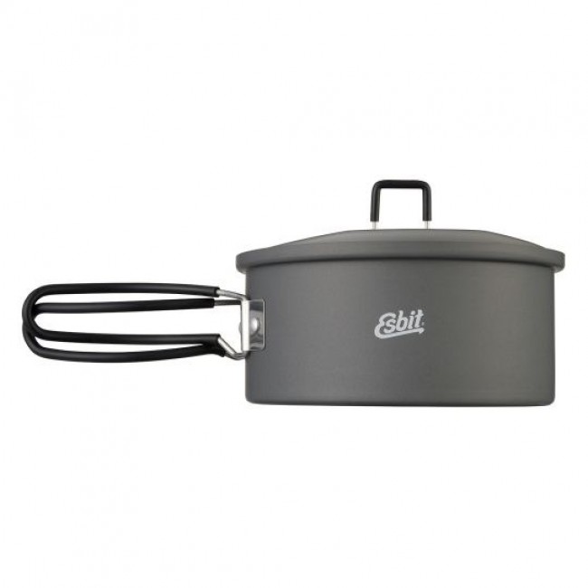 ESBIT PT1100HA camping cookware Pot 1.1 L Aluminium, Black ESBIT PT1100HA camping cookware Pot 1.1 L Aluminium, Black