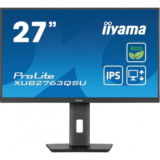 iiyama ProLite XUB2763QSU-B1 computer monitor 68.6 cm (27 iiyama ProLite XUB2763QSU-B1 computer monitor 68.6 cm (27