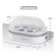 Bomann EK 5022 CB 6 egg(s) 400 W Silver, Transparent, White Bomann EK 5022 CB 6 egg(s) 400 W Silver, Transparent, White