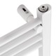 Adler AD 7824 Electric bathroom heater LED white