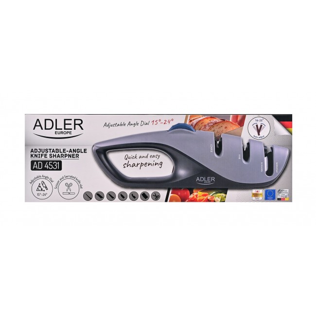 Knife sharpener ADLER AD 4531 Black, Grey