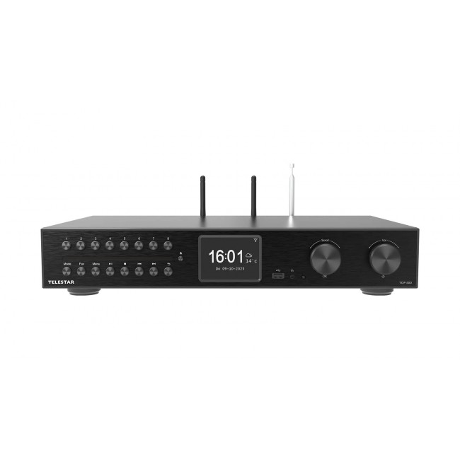 Telestar 5700550 radio Internet Digital Black, Metallic