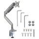 Maclean Monitor Mount, Double Arm, Gas Spring, 17