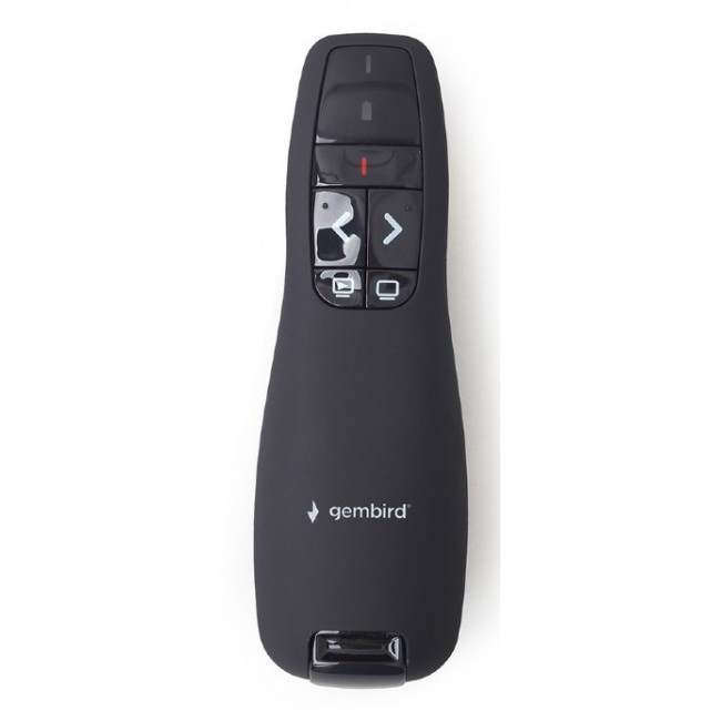 Gembird WP-L-12 wireless presenter RF Black