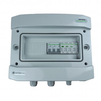 Switchgear attached AC Hermetic IP65 EMITTER With AC Surge Protective Device Noark Type 1+2, 40A 3-F